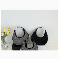 Sleek Chic Rhinestone Mini Hobo Handbag - Brand New