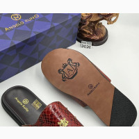 ANGELO RUFFO Genuine Leather Slippers - Available in Store Now!