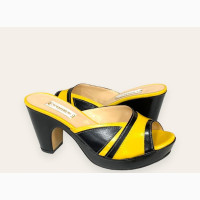 Evooue Multicolor Slippers And Bags