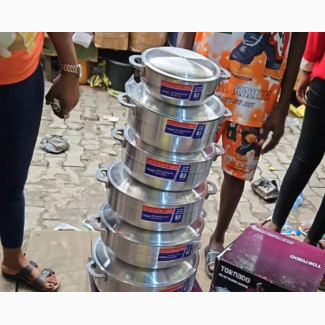 6pcs Aluminium Pot
