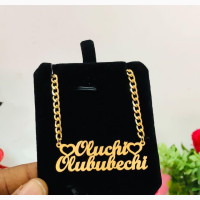 Double Name Cuban Customize Necklace