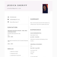 Smart and Outspoken Office CVS for Full-Time Job
