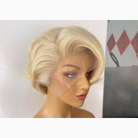 Blonde Pixie Cut Full Frontal Wigtiwa