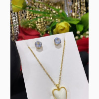 Quality And Affordable Two Piece Ear Ring And Necklace