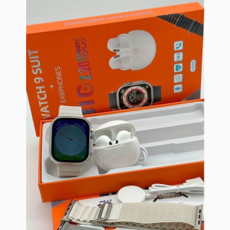 Watch 9 Suit and Airpod With 3 Straps