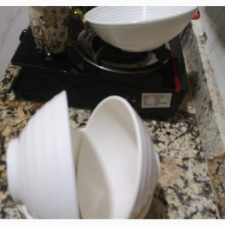 Plates + Tea Cups + Manual Blender