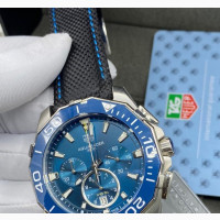 TAG Heuer AQUARACER 300m Men Leather Strap Wristwatch