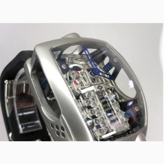 Skeleton Mechanical Chronograph Dial Wrist Watch
