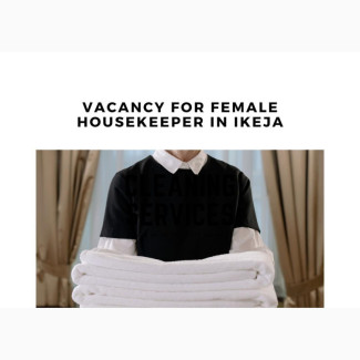 Experienced Female Weekend Only Housekeeper