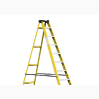 High-Quality 10x2 Fiberglass Step Ladder by General Tools