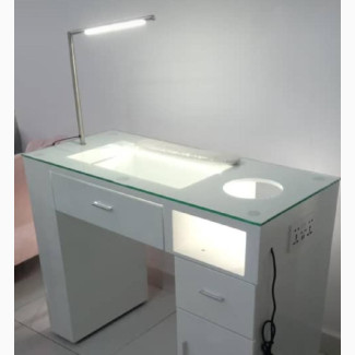 Modern Stylish Nail Table - French Style Beauty Salon Furniture