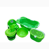 Baby Bath Set - 7pcs - Green