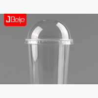16oz 500ml U Shape Plastic Drinking Cup Disposable 300pcs