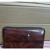 Mont Blanc Leather Wallet and Purse With Pen and Calculator