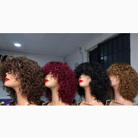Celebrity Fringe Wig Human Hair All Colors Available