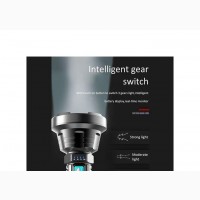 Super Powerful Rechargeable ABS LED Flashlight, Long Range X