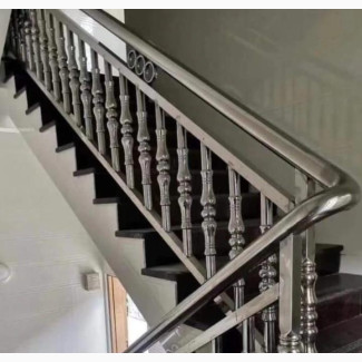 Square and Round Stainless Steel Combo Rail Design