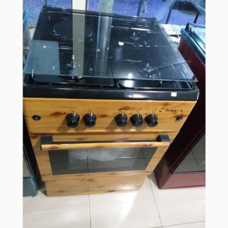 Maxi 60x60 4 Burner Gas Cooker Wood Finish