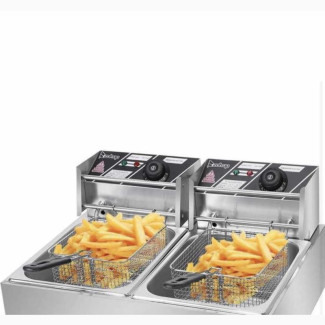 Electric Deep Fryer Double Basket Fryer - Brand New