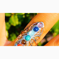 Seven Chakra Favour Ring