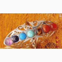 Seven Chakra Favour Ring
