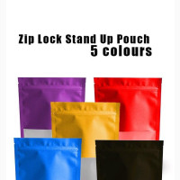 50 Pieces Standing Ziplock Pouch