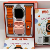 New W99 Ultra Smart Watch, Doubly Strap Airpod Smart Series 8