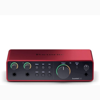 Focusrite Scarlett 2i2 4th Gen USB 3.8 Audio Interface