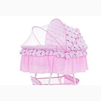 LMV Baby Bassinet Carriage - Pink