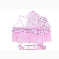 LMV Baby Bassinet Carriage - Pink