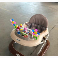 Movable Foldable Walker With Music Hanging Toys