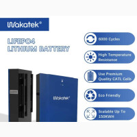 WAKATEK 10kwh 48v Lithium Battery - Brand New
