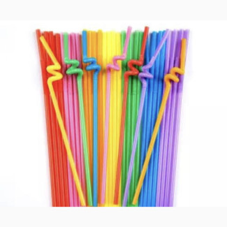 Multi-Color Straws - 100pcs Pack