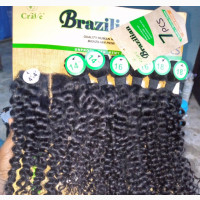 Kinky Unprocessed Remy Hair 6bundle With Closure