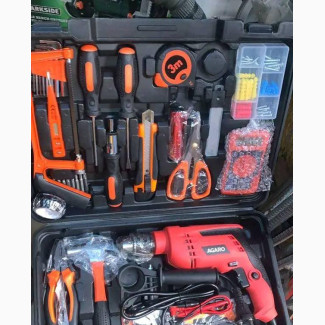 Electrical Tools Box with Hand Drill Machine - Brand New