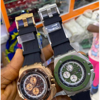 Audemars Piguet Rubber Strap Wrist Watch