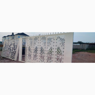 Elegant Laser Cut Design Gate