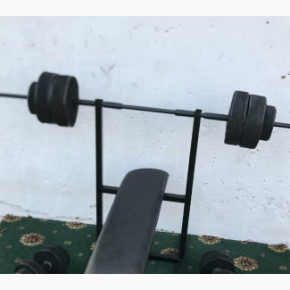Home Gym Bundle - Bench Dumbbell and Barbell