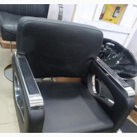 Stylish Black and Silver Chair for Sale - Brand New