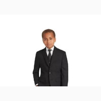 Boys Kids 5pcs Black Suit With White Shirt and Bow Tie