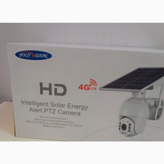 Polyvision HD 4G LTE Solar Energy PTZ Alertz Camera - Brand New