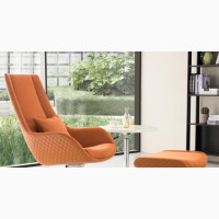 Revolving Chair With Foot Rest