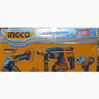 Ingco Cordless Combo Kit Set - 3pcs - 20v