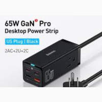 Baseus Gan3 Pro Desktop Powerstrip 2AC+2U+2C 65W US Black