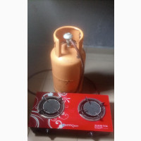 12.5 Kg Gas Cylinder and 2 Burner Cooker for Sell