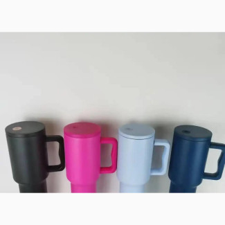 Customized 40 Oz Tumbler With Handle Vacuum Insulated Mug