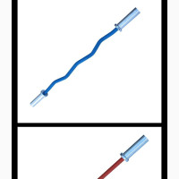 Olympic Bar 2.2m, 2.0m, 1.8m Curl