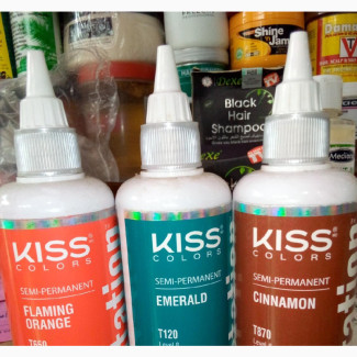 Kiss Colours Semi Permanent Hair Dye