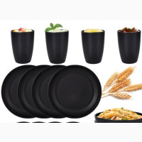 16pcs Vintage Ceramic Stoneware Tableware Set