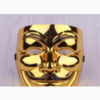 Gold Anonymous Mask